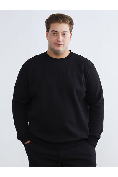 LC Waikiki Rmz Gi̇yi̇m Farkiyla Zero Roba Collar Long Sleeve Men's Sweatshirt