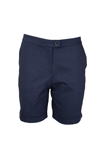 ORSAY Erika Dark Blue Shorts - 36, Blue, 54% cotton, 43% polyester, 3% elastane