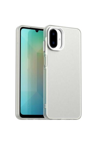 Deppo Trend Samsung Galaxy A07 Compatible Case Non-Yellowing Stain-Resistant Frosted Matte Colorful Soft Transparent Silicone Cover