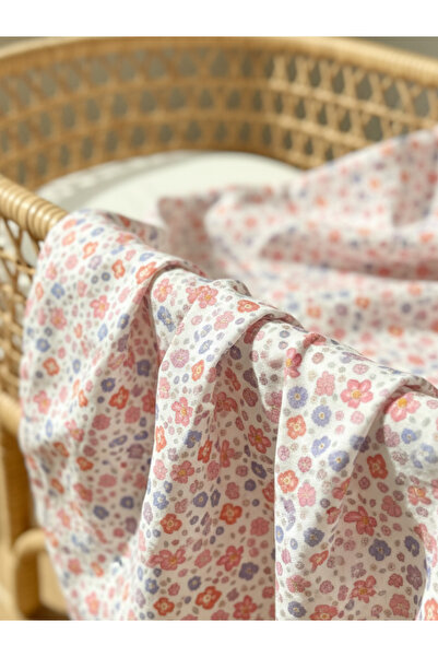Zezig Live Flowers Muslin Blanket