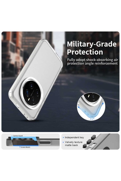 Deppo Trend Honor Magic 7 Pro Compatible Case Non-Yellowing Stain-Resistant Frosted Matte Colorful Soft Transparent Silicone Cover