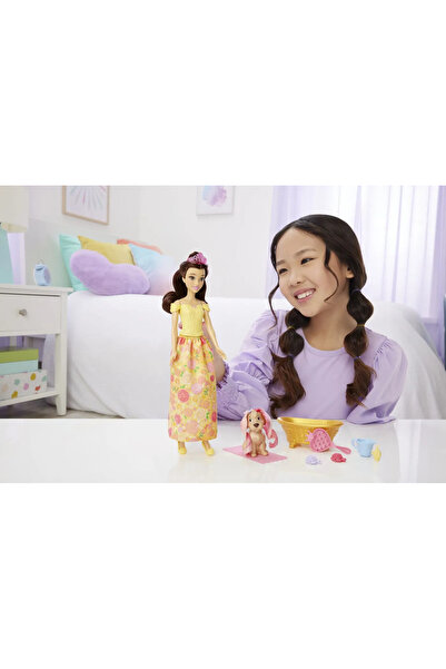 DİSNEY PRİNCESS Doll Bella with Puppy and Accessories