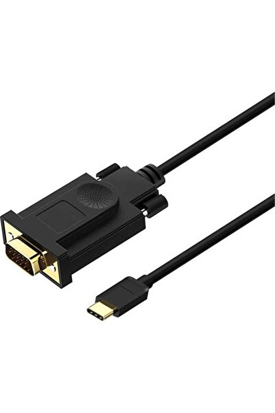 Qgeem Data-T284 Qg-Ua17 1.8m USB Type-C to Male Vga Cable