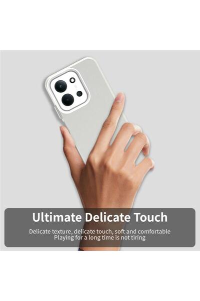 Deppo Trend Xiaomi Redmi 15C Compatible Case Non-Yellowing Stain-Resistant Frosted Matte Colorful Soft Transparent Silicone Cover