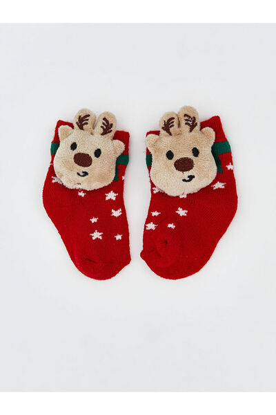 LC Waikiki New Year's Themed Baby Boy Home Socks from Uzg Store for Style Ent...