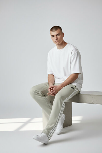 Butik Add Three Lines Quality Combed Cotton Regular Fit Sweatpants