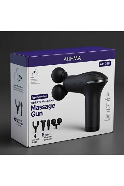 Universal AUHMA AMG18 – Type-C Şarjlı Titreşimli Masaj ALETİ