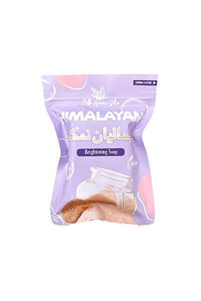 BELLAMORE صابون بيلا أموري لتفتيح البشرة بملح الهيمالايا الوردي العلاجي