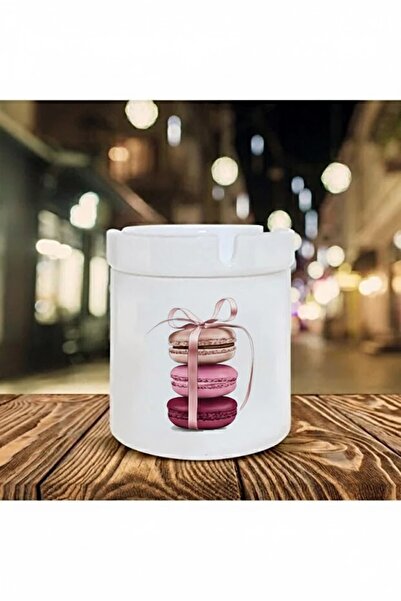 sartre art منفضة سجائر من البورسلين غير معطرة بتصميم 'الوجبة الخفيفة'