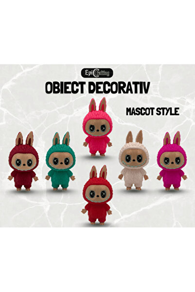 Epic Crafting labubu style Mascot Style Decorative Figurine, Decorative Object, Collectible Model