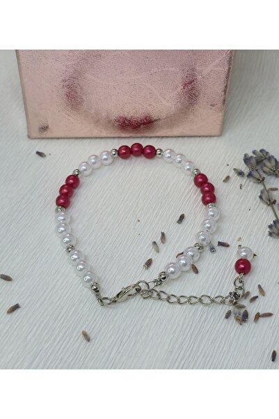 Handmade Elegant Bracelet with Acrylic Beads, Stainless Steel Accessories