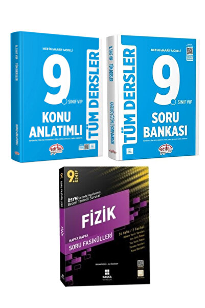 Editör Yayınevi MEB Maarif Modeli 9. Sınıf Tüm Dersler Konu Anlatımlı+Soru Ba...