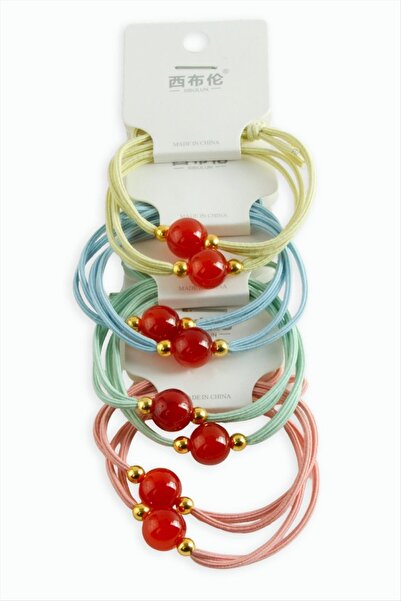 nolva مشبك مطاطي مطرز 2 قطعة