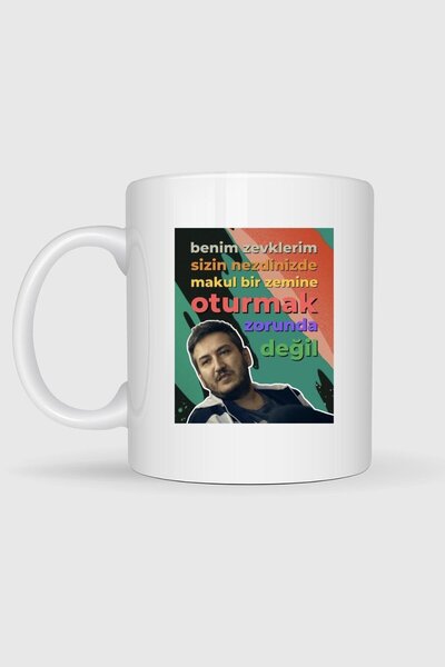 Bahriyeli Collection My Pleasures Don'T Have to Sit on a Reasonable Ground in Order to Be Enjoyed in Your Presence - Like Replica Printed Mug