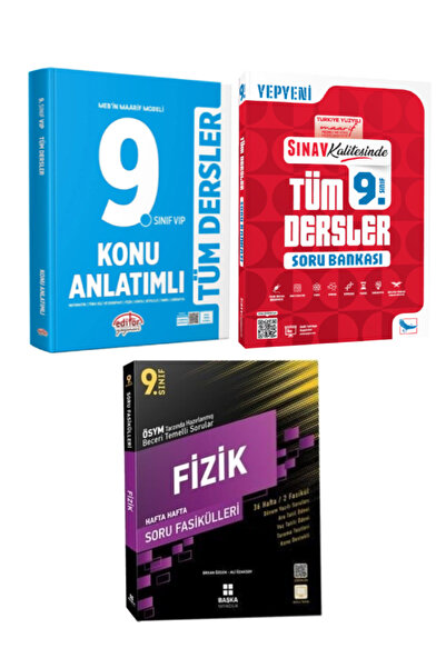 Editör Yayınevi MEB Maarif Modeli 9. Sınıf Tüm Dersler Konu Anlatımı+Sınav Ya...