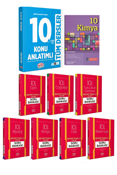 Editör Yayınevi 10. Sınıf Tüm Dersler Konu Anlatımlı+Edebiyat+Matematik+Tarih...