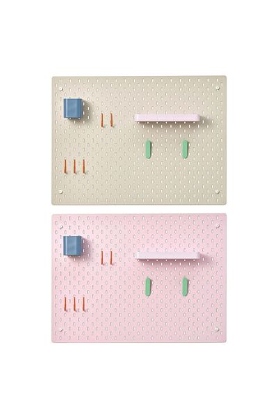 IKEA SKÅDIS çift taraflı çok amaçlı pano, çok renkli, 76x56 cm