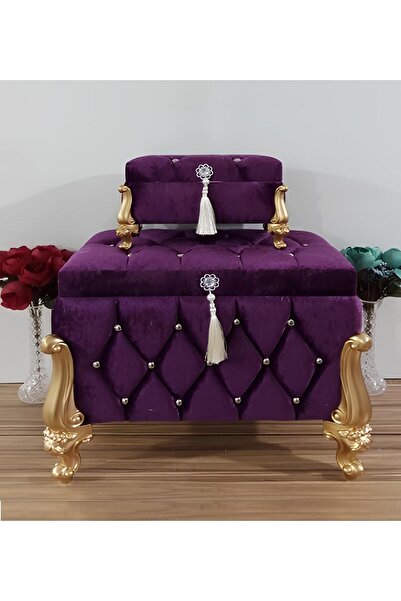 Sandık Dünyası Bridal Chest, Groom's Engagement Chest, Dowry Bag, Dowry Chest, 2-Piece Set 1410