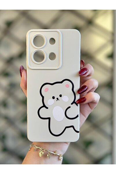 SOFT Vivo Y36 Uyumlu Silikon İçi Kadife Lansman Kabarık Desenli Telefon Kılıfı