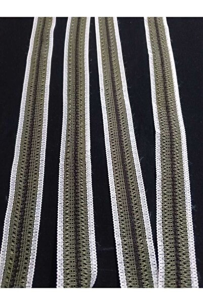 ULUPAMİR شريط زخرفي أبيض وأخضر وأسود