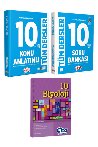 Editör Yayınevi MEB Maarif Modeli 10. Sınıf Tüm Dersler Konu Anlatımlı+Soru B...