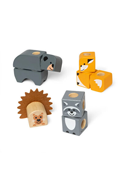 Melissa and Doug Forest Friends Wooden Building Set