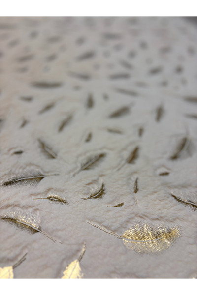 FeelHome Suadiye, Rabbit Hair Soft, Non-Slip Base, Absorbent 2-Piece Super Luxury Glitter Bathroom Mat