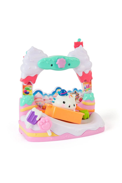 Gabby's Dollhouse The Movie Cakey Cat Candy Balcony Playset with Accessories