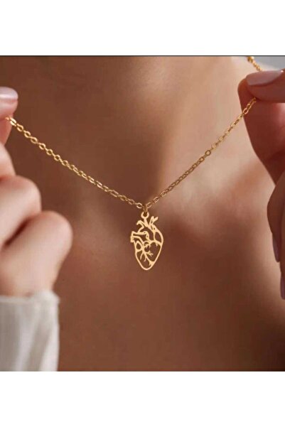 Marc Tasarım 💖 Anatomik Kalp Kolye: Sevginin ve Yaşamın Sanatsal İfadesi