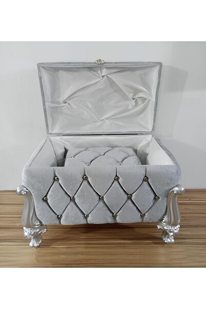 Sandık Dünyası Bridal Chest, Groom's Engagement Chest, Dowry Bag, Dowry Chest, 2-Piece Set 1410