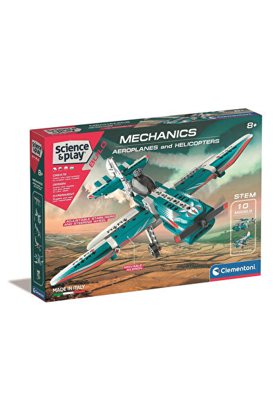 CARS Vehicle Mechanics Planes and Helicopters 10-in-1 Construction Toy Clementoni