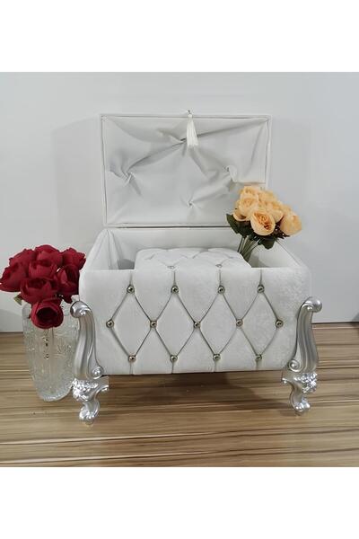 Sandık Dünyası Bridal Chest, Groom's Engagement Chest, Dowry Bag, Dowry Chest, 2-Piece Set 1410