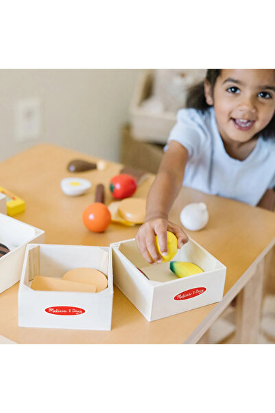 Melissa and Doug Wooden Play Food Set
