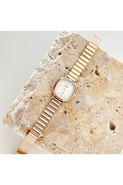 Vesce Atelier Fer Gold Saat Beyaz Translates To: Fer Gold Saat White