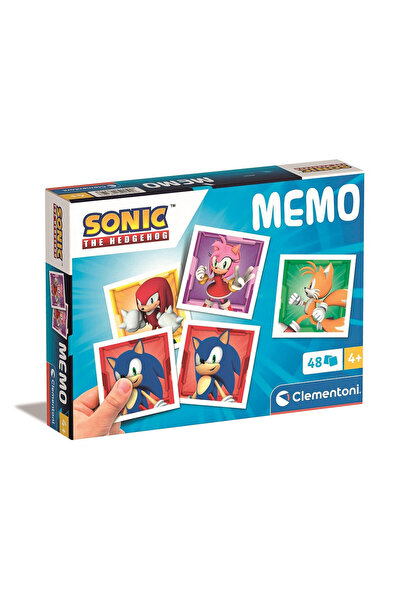 Sonic Hedgehog Characters memory game with 48 pieces Clementoni