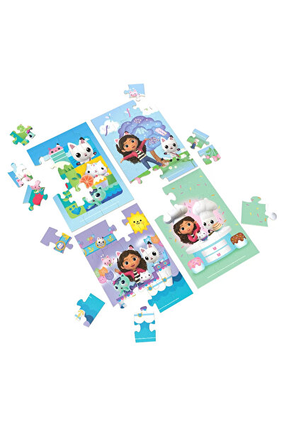 Gabby's Dollhouse Set - 4 Wooden Puzzles