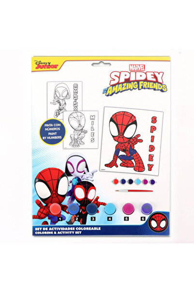 SPIDERMAN Комплект за рисуване по номера на Спайдърмен - Приятели на Спайдърмен