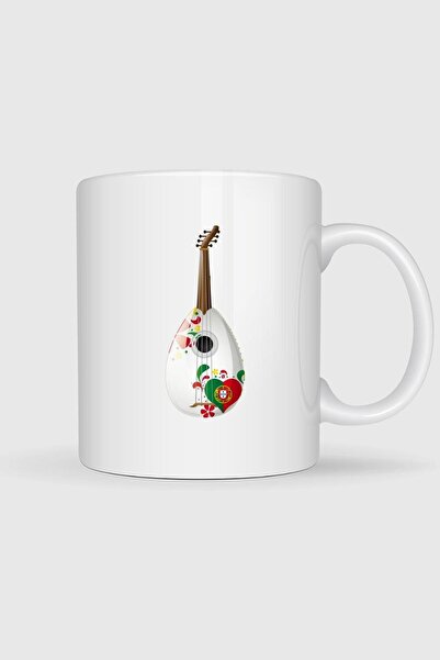 Bahriyeli Collection كوب جيتار يوكوليلي البرتغالي مطبوع