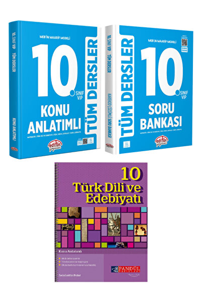 Editör Yayınevi MEB Maarif Modeli 10. Sınıf Tüm Dersler Konu Anlatımlı+Soru B...