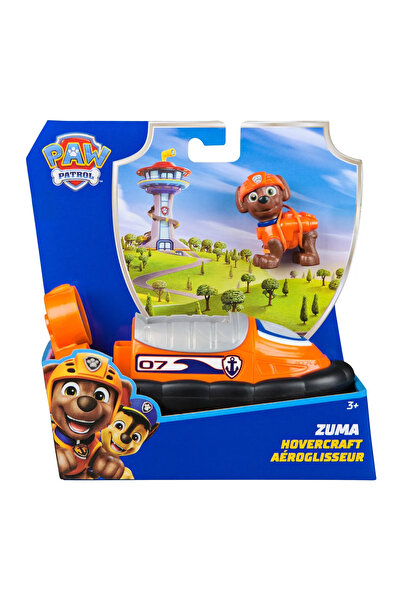 PATRULA CATELUSILOR SET VEHICUL DE BAZA HOVERCRAFT SI FIGURINA ZUMA