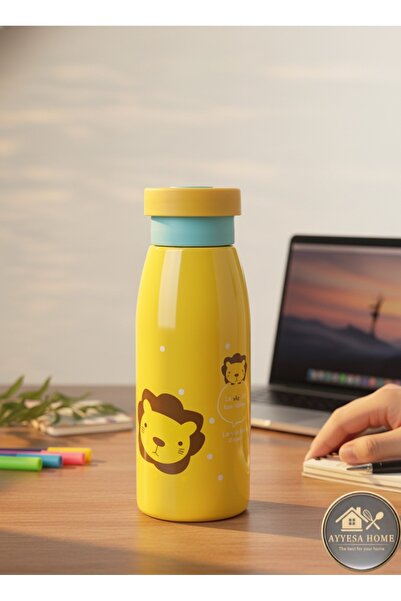 STAİNLES AYYESA HOME 304 Çelik Okul ve Oyun İçin Mükemmel 550 ml Paslanmaz Çe...