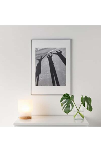 IKEA SILVERHÖJDEN Frame, silver-colour, 50 x 70 cm