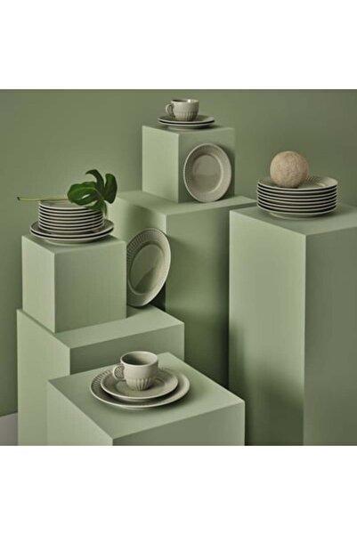 IKEA FÄRGKLAR Cup with saucer, matt/green, 7 cl