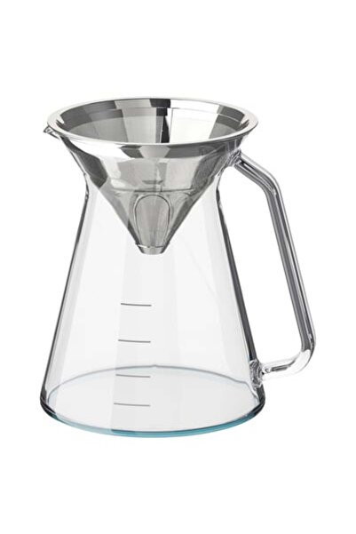 IKEA UPPHETTA Coffee/tea maker, glass/stainless steel, 1 l