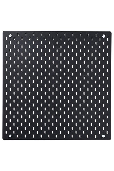 IKEA SKÅDIS Pegboard, black, 56 x 56 cm