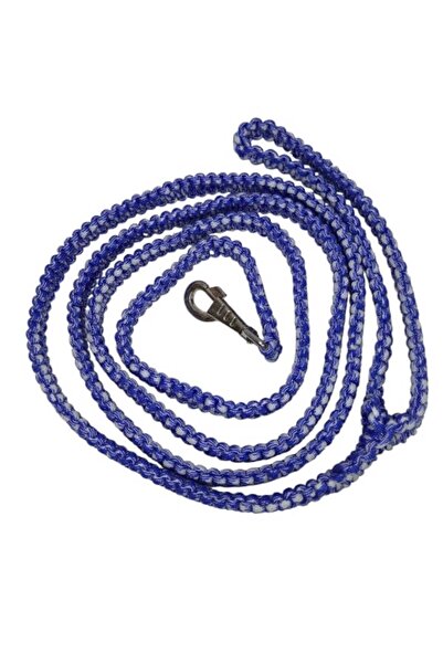 moonparacord Dog Walking Rope Blue White 210 cm