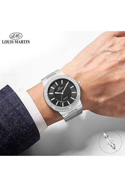 louis martin New men's Louis Martin Versace design, Japanese movement, steel