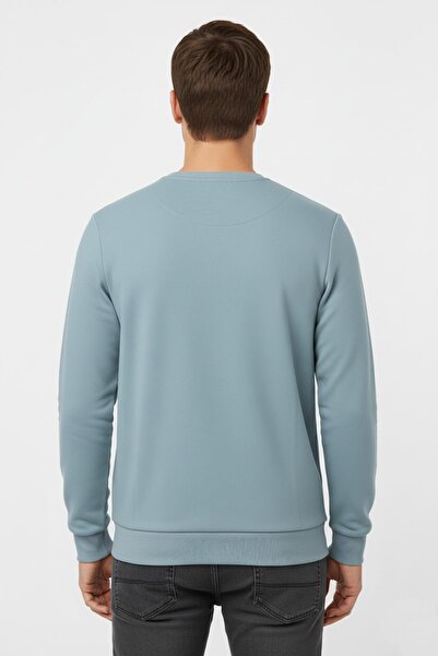 DYNAMO Men's Crew Neck Sweater Honeycomb Knit Classic Pattern 6635 Bgl-St04929