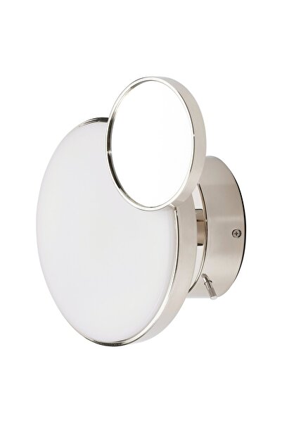 Generic LED wall lamp with mirror, dimmable chrome-plated/glossy, 20 cm