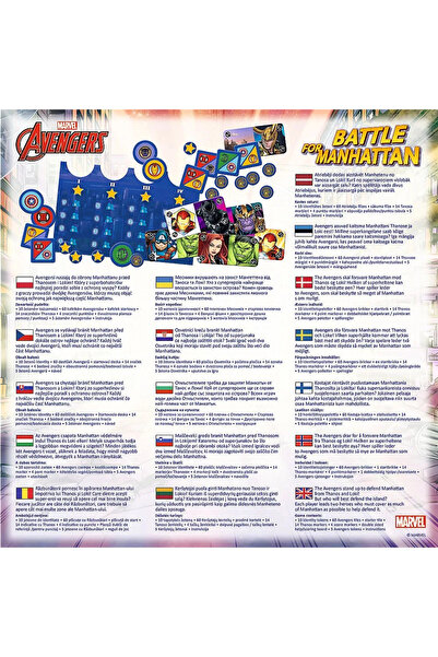 Trefl MARVEL BOARD GAME AVENGERS FIGHT FOR MANHATTAN
